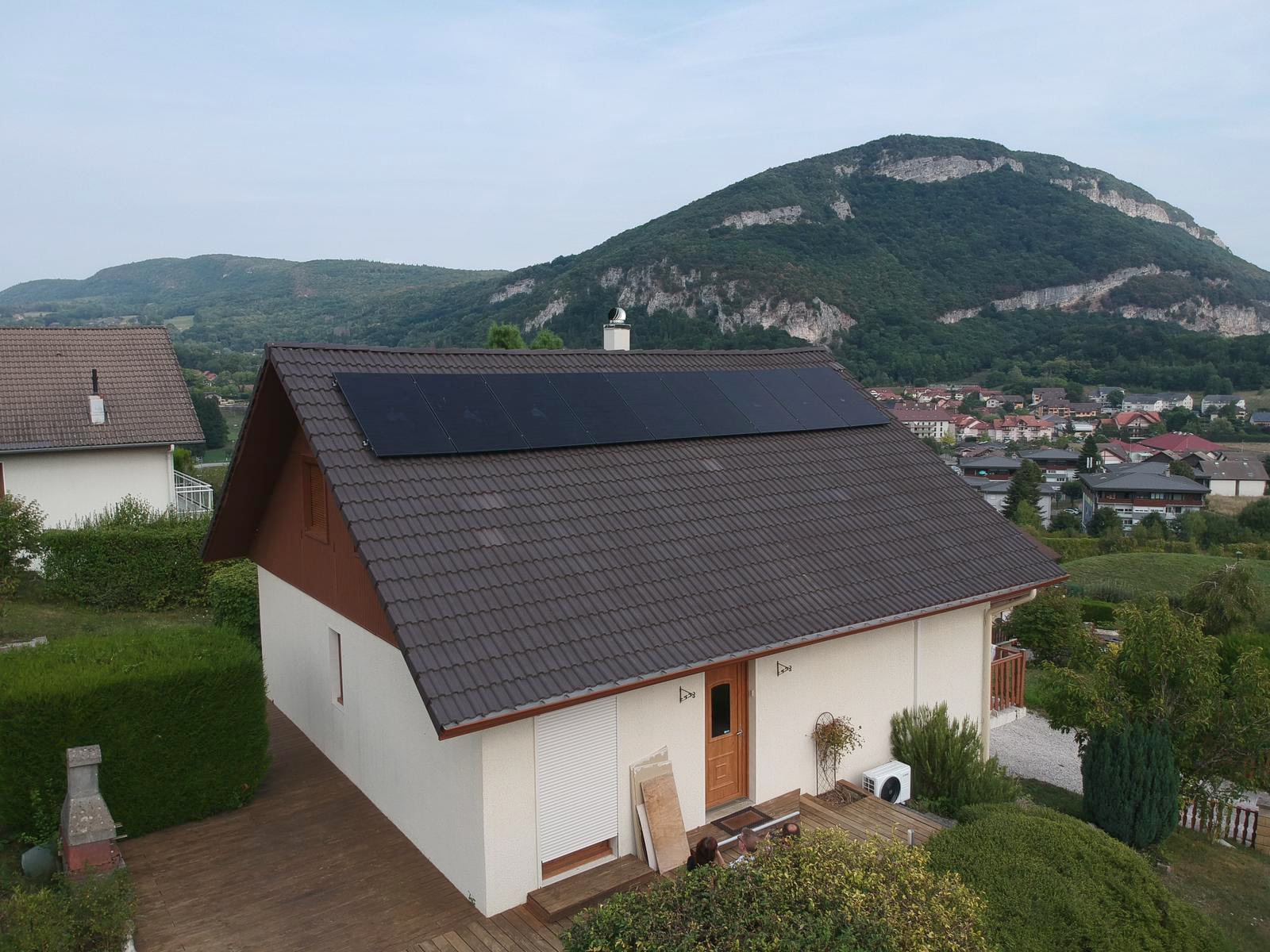 Installation photovoltaïque d'une puissance de 4,5 kwc à #labalmedesillingy près d'#annecy